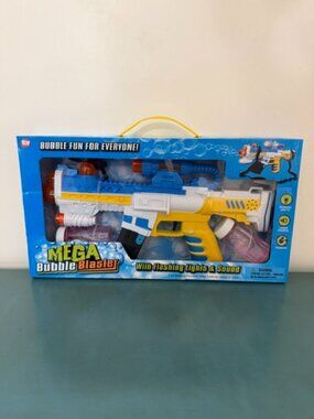 Mega Bubble Blaster w/ Lights Sounds & Bubbles Summertime Fun
